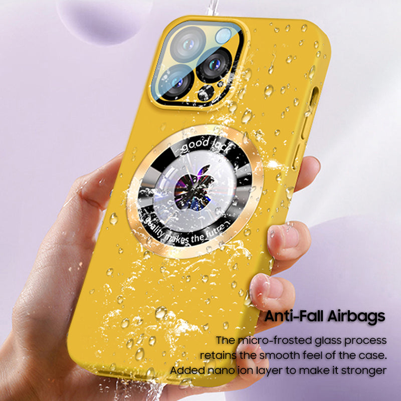 iPhone MagSafe Series | Slim Matte Cutout Logo Phone Case