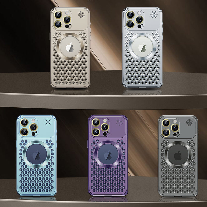 iPhone MagSafe Series | Metal Aromatherapy Phone Case