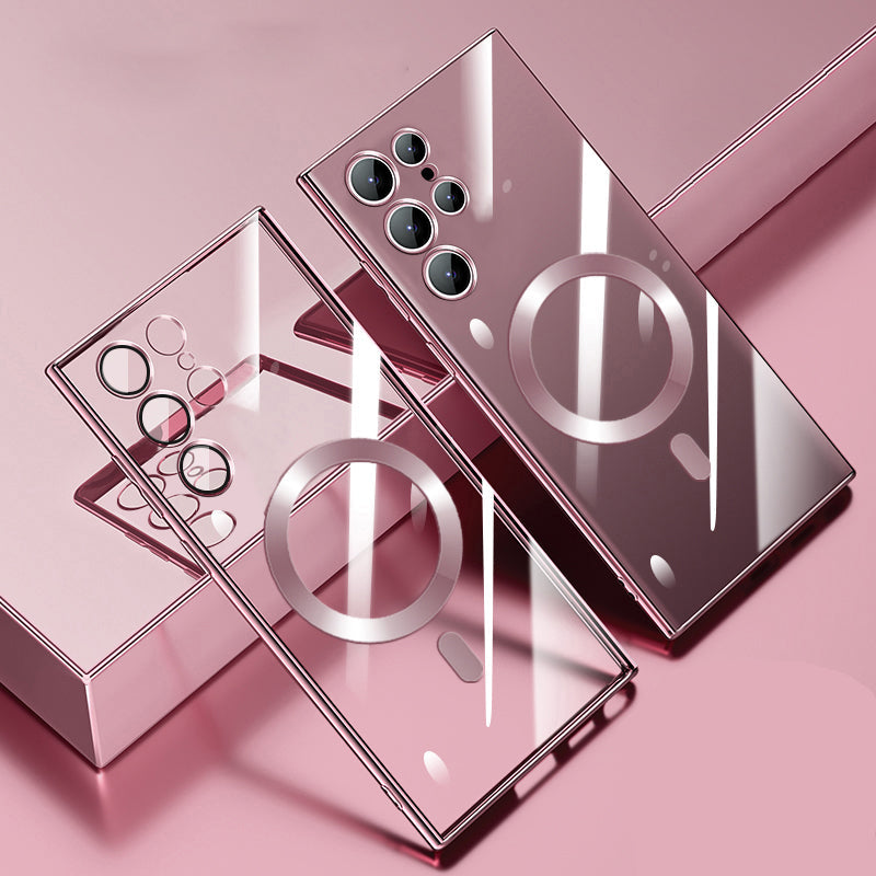 Samsung Magsafe Series | Transparent Electroplating Mobile Phone Case