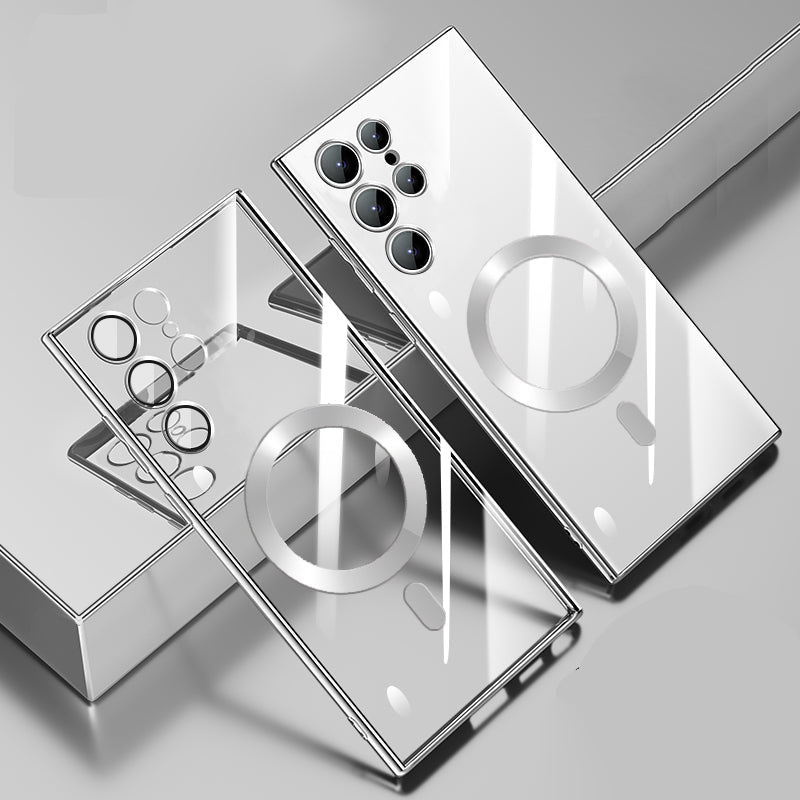 Samsung Magsafe Series | Transparent Electroplating Mobile Phone Case