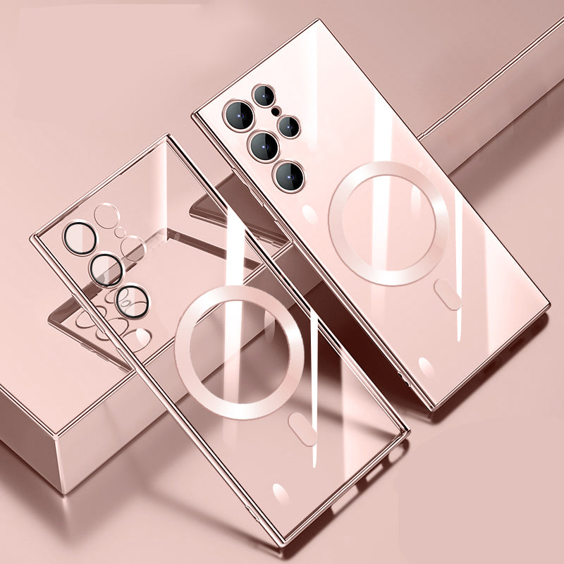 Samsung Magsafe Series | Transparent Electroplating Mobile Phone Case