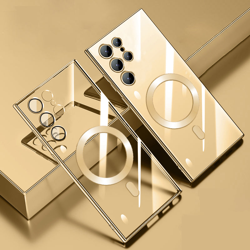 Samsung Magsafe Series | Transparent Electroplating Mobile Phone Case