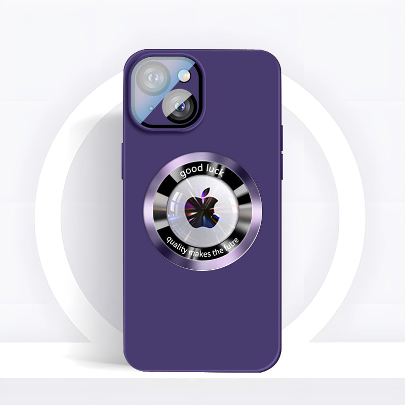 iPhone MagSafe Series | Slim Matte Cutout Logo Phone Case