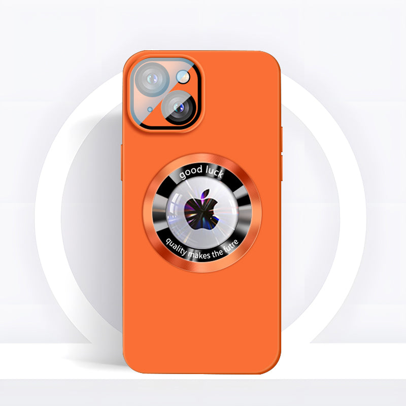 iPhone MagSafe Series | Slim Matte Cutout Logo Phone Case