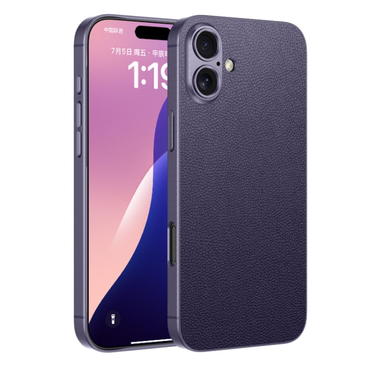 GKK Metal Paint Skin Feel Leather Full Coverage Phone Case