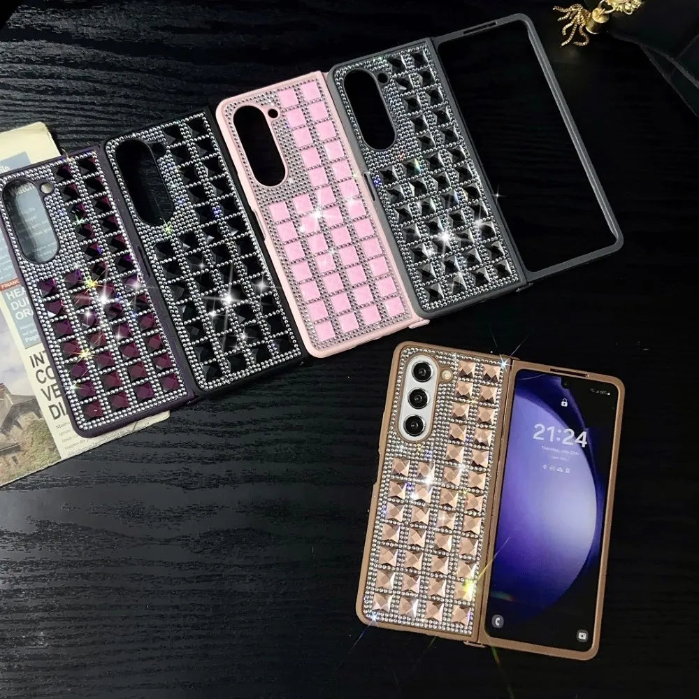 Luxury Bling Glitter Folding Case For Galaxy Z Fold Series
