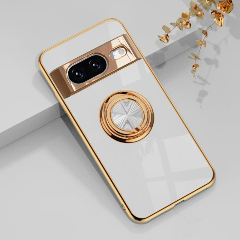 Google series | Electroplated Magnetic Ring Mobile Phone Case