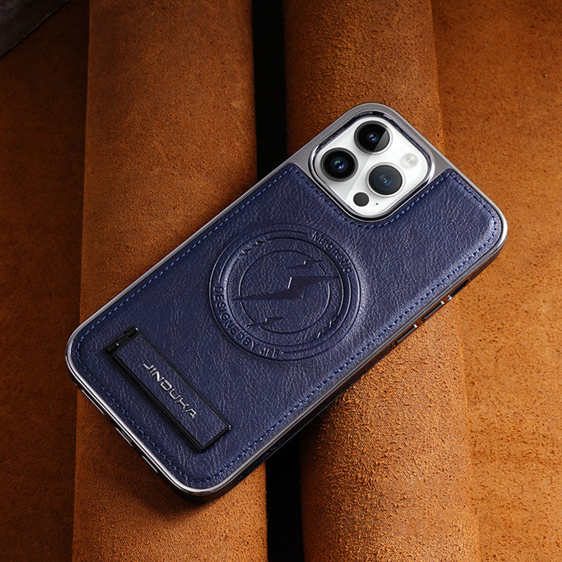 iPhone Series | Business Magsafe Leather Case with Stand