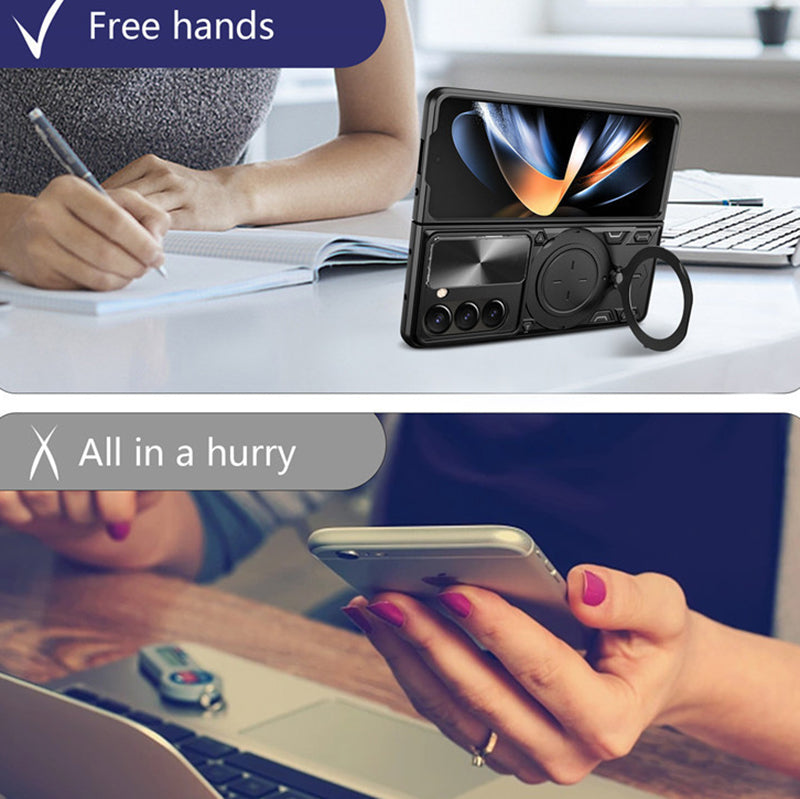 Rotating Ring Stand Anti-Fall Case For Galaxy Z Fold Series