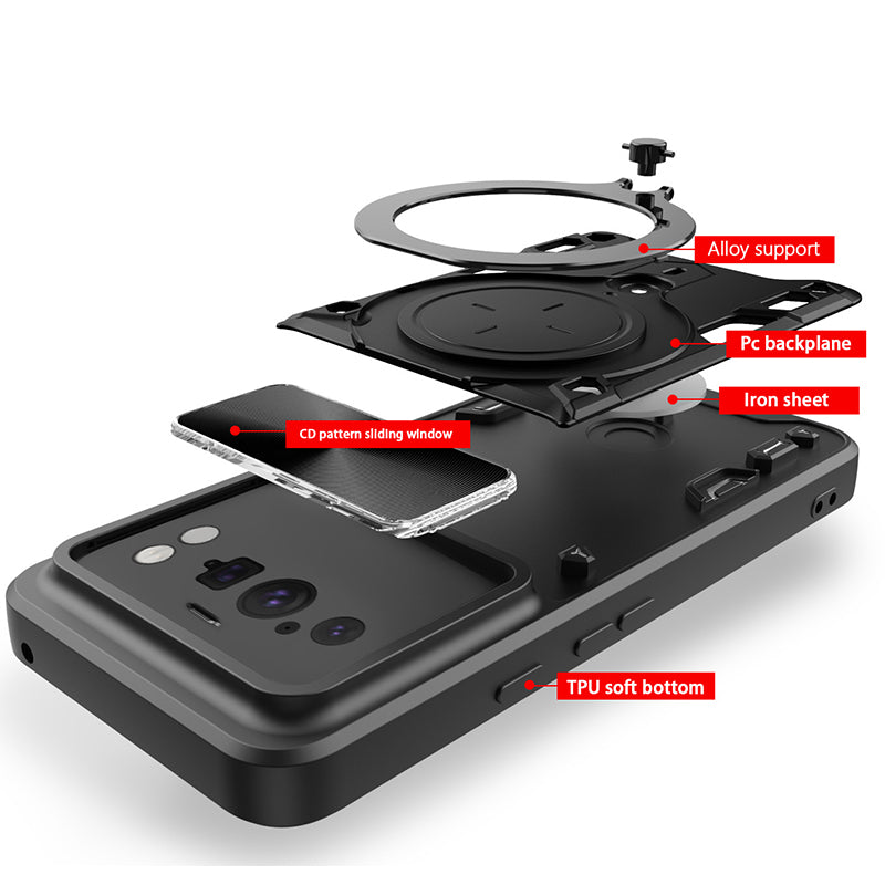 Google Magsafe Series | Rotating Ring Stand Anti-Fall Phone Case