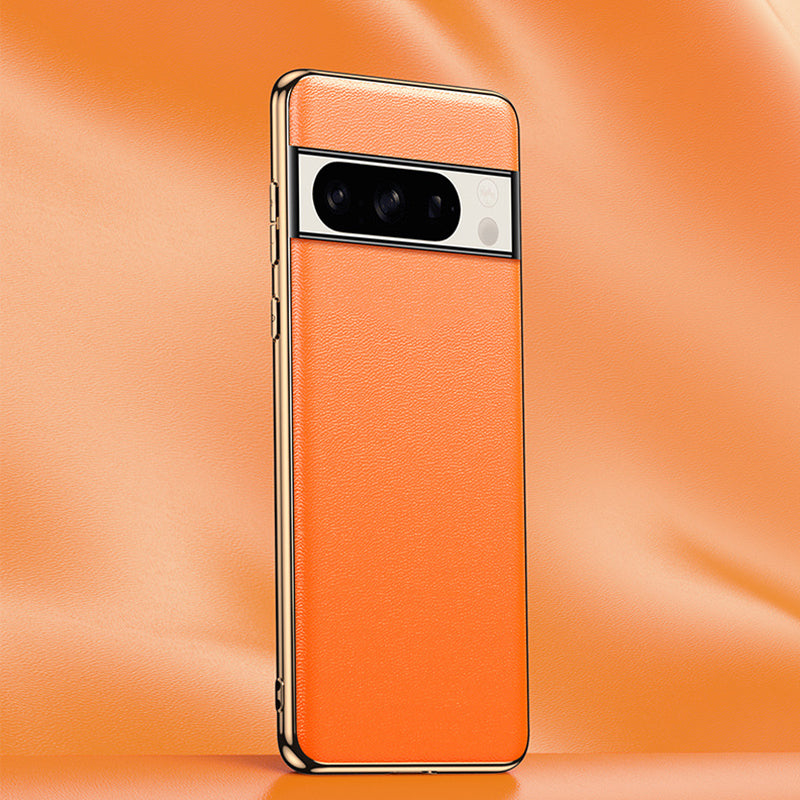 Google Series | Leather Electroplated Mobile Phone Case